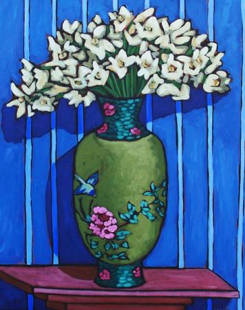 Chinese Vase - by Diane Adolph